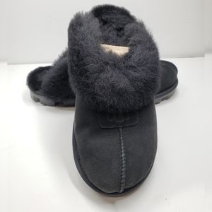 Ugg Coquette Black Shearling Slippers
